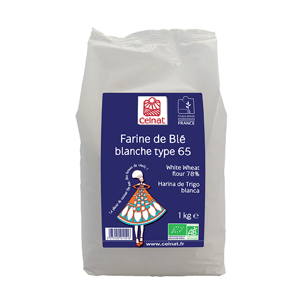 Farine de blé blanche T65 - Celnat