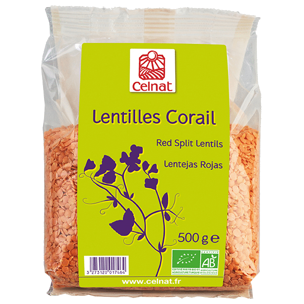 Lentilles corail