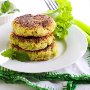 Beignets de polenta à la courgette