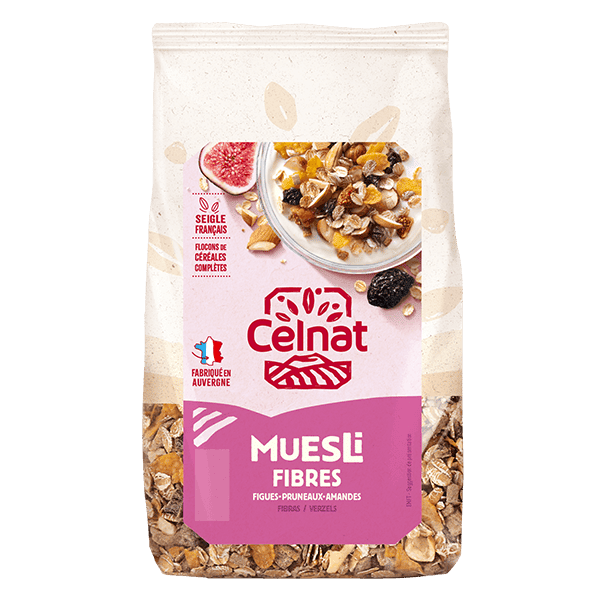 Celnat Muesli Étudiant Sans Sucre Ajouté 500g - Naturalia Courses en ligne  et offres