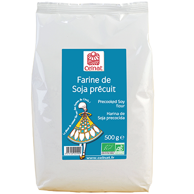 Farine de soja précuit