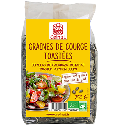 Graines de chanvre toastées