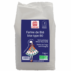 Farine de blé bise T80
