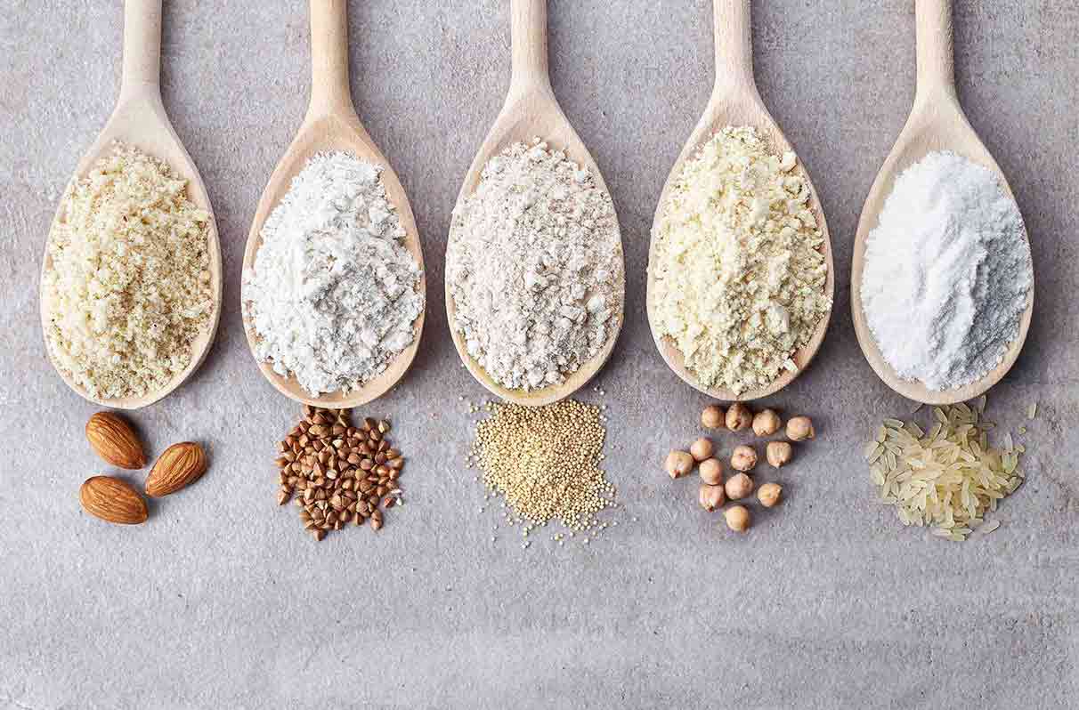 Les différentes farines et leurs utilisations, avec ou sans gluten -  healthyfoodcreation