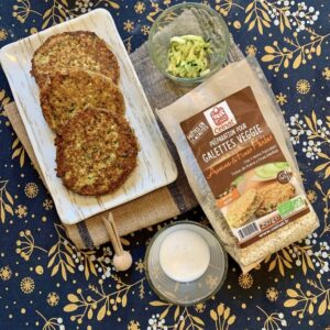 Les recettes d’Isabelle De Vaugelas : Galettes veggie à l'avoine et aux fines herbes