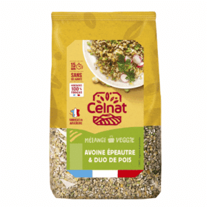 Mélange veggie - Avoine Epeautre & Duo de Pois 100% Origine France