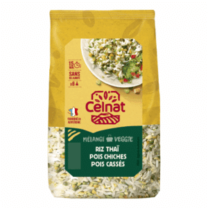 Mélange veggie – Riz thaï, pois chiches & pois cassés