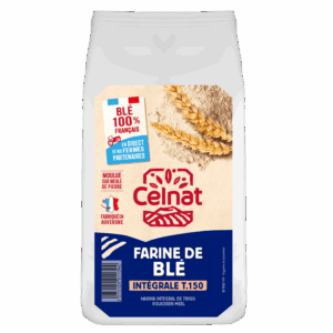 Farine de blé intégrale T150 Celnat BIO