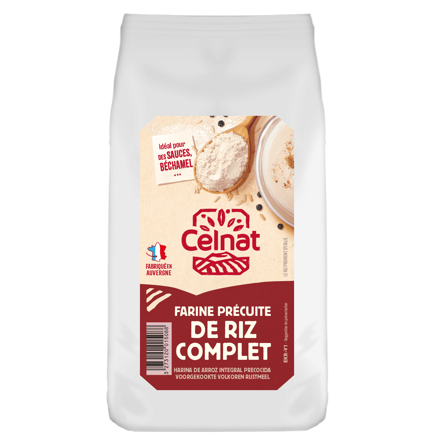 farine précuite de riz celnat bio