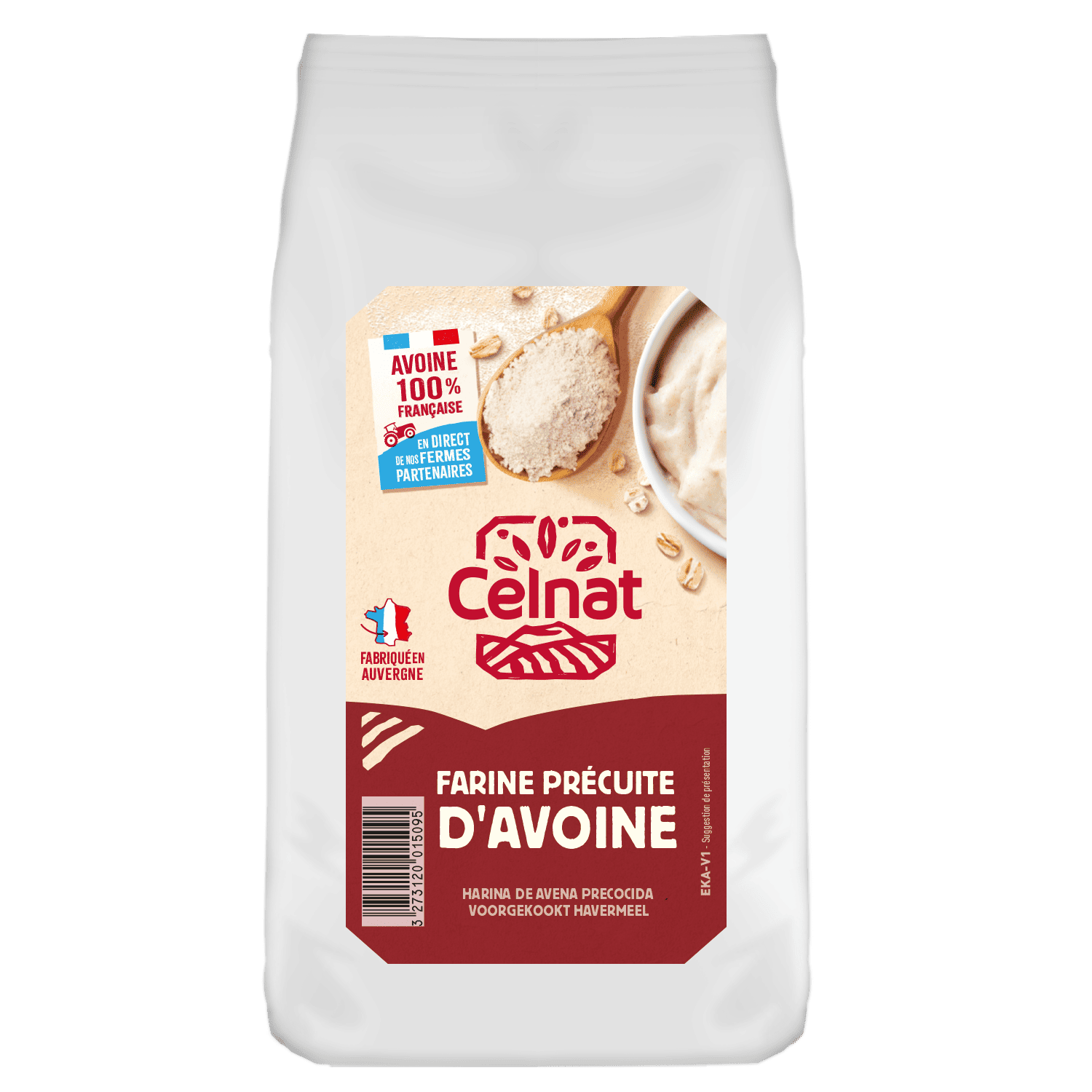 Farine précuite avoine celnat