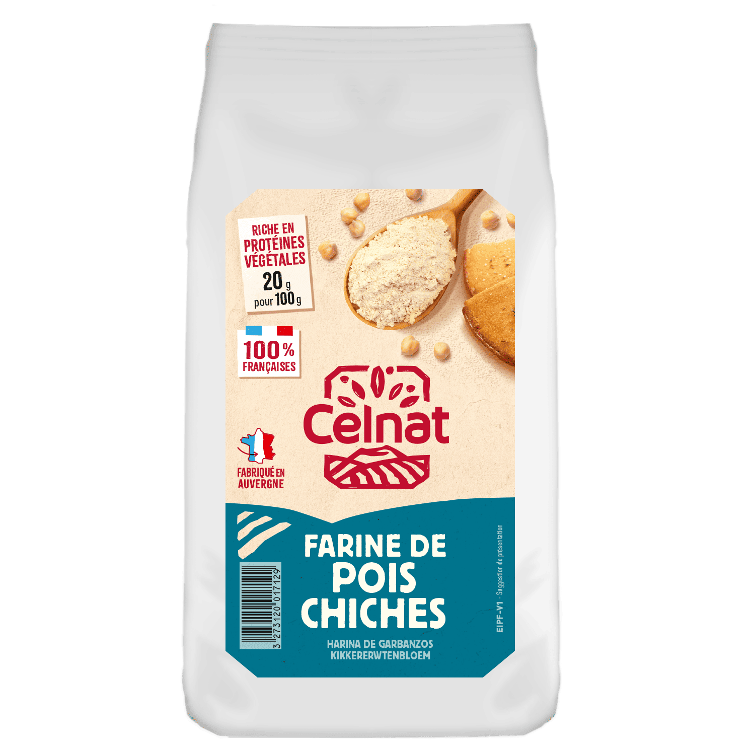 Farine de pois chiches France BIO Celnat
