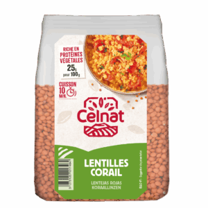 Celnat Lentilles corail