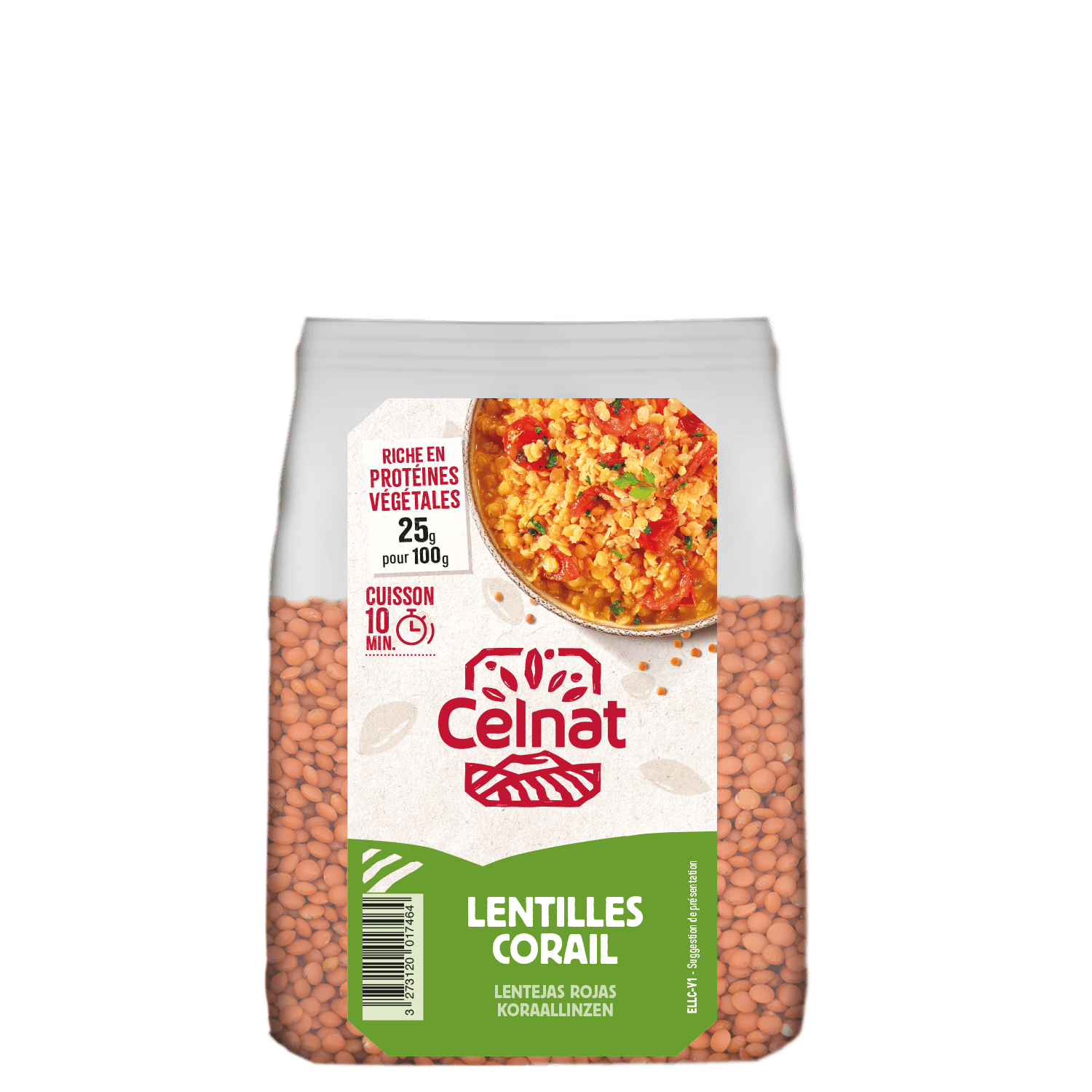 Celnat Lentilles corail