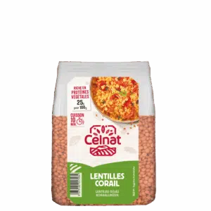 Celnat Lentilles corail