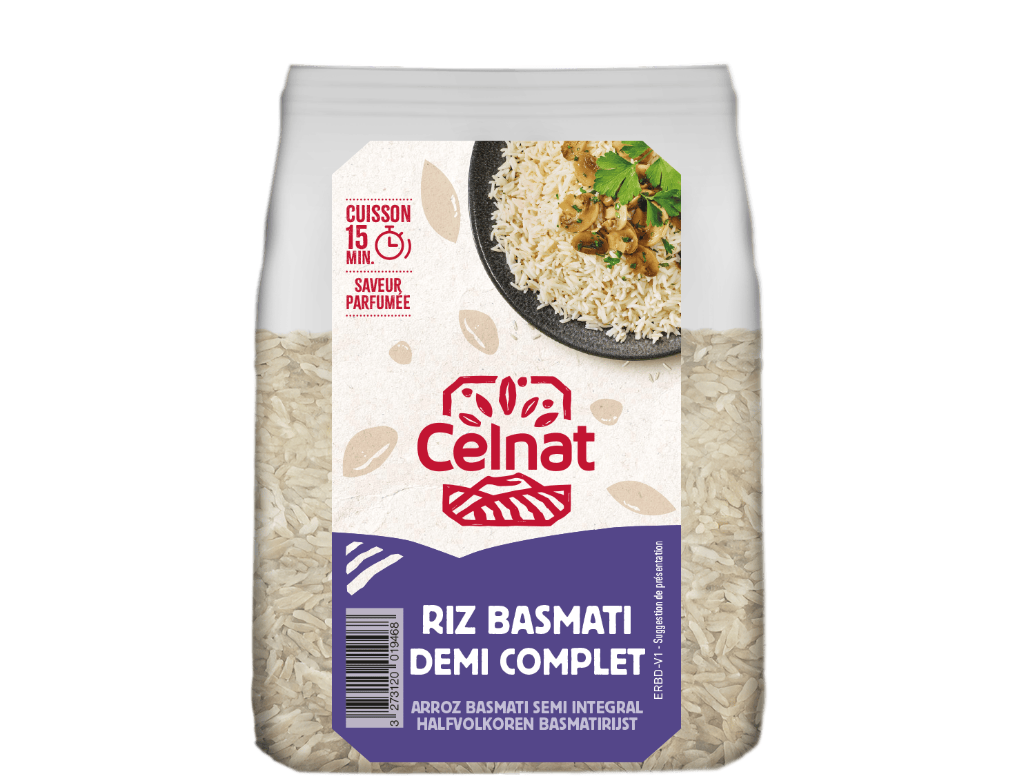 Riz basmati demi-complet Celnat