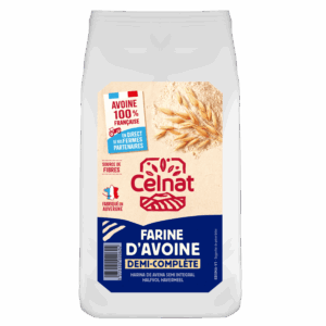 Farine d'Avoine demi complète BIO Celnat