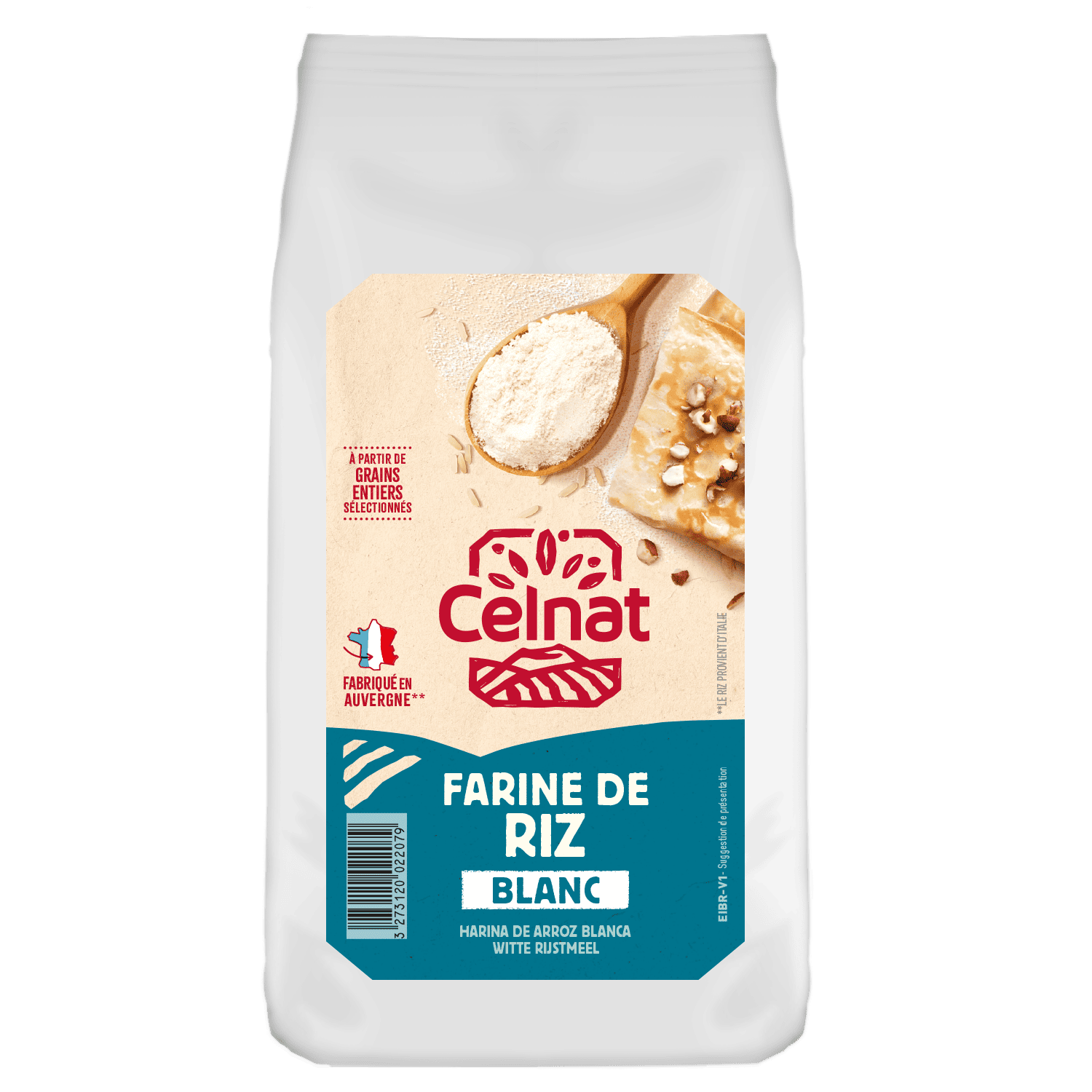 Farine de riz blanc - Celnat - Bio