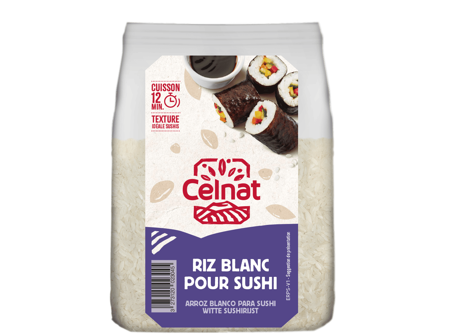 Riz blanc pour sushi Celnat