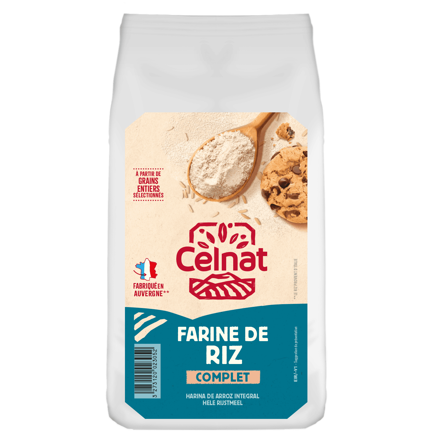 Farine de riz complet bio Celnat
