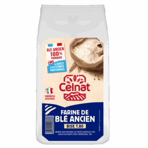 Farine de blé ancien Bise t80 BIO Celnat