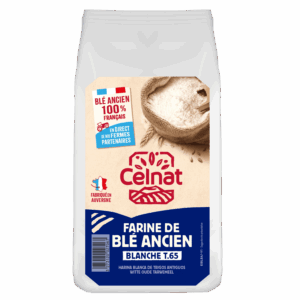 Farine de blé Anciens Blanche T65 BIO Celnat
