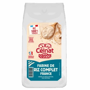 Farine de riz complet de France - celnat bio