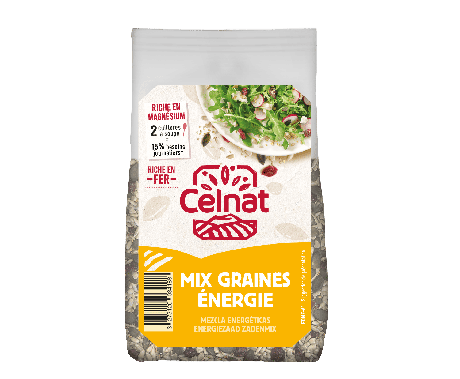 mix de graines énergie celnat bio