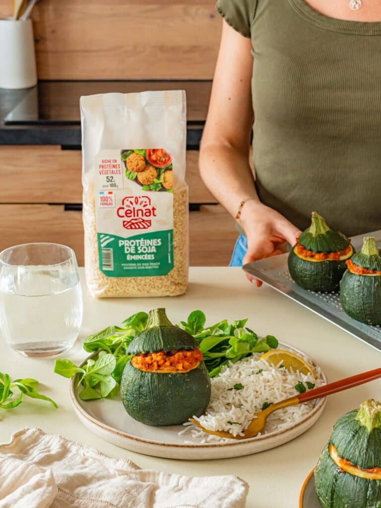 Courgettes farcies protéinées Celnat