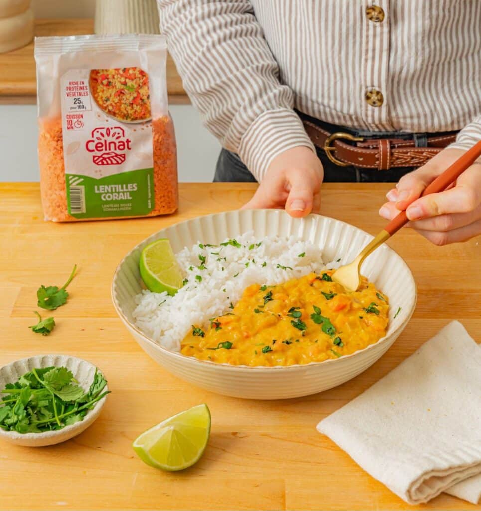 recette dahl de lentilles corail celnat
