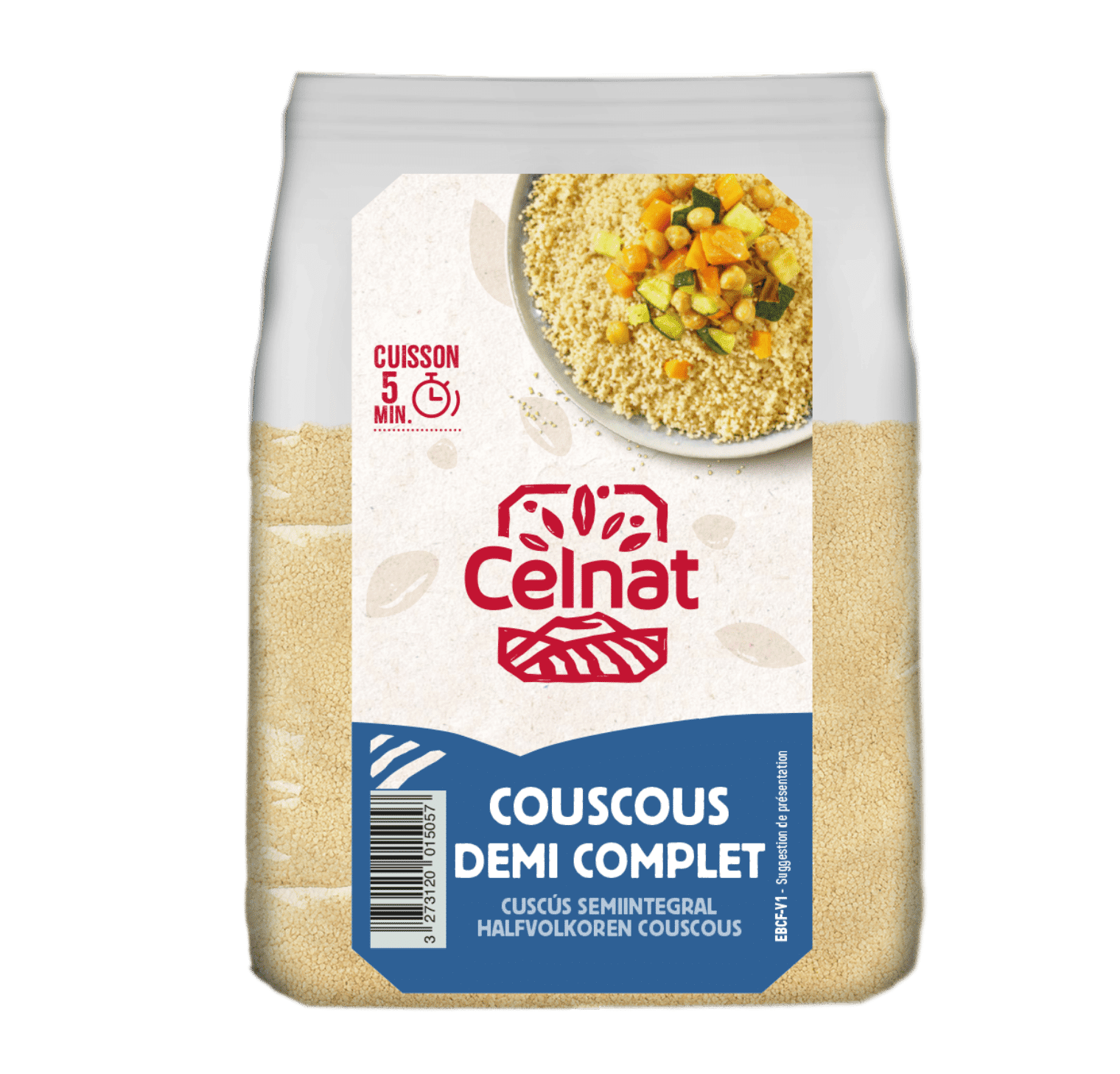 couscous demi-complet celnat BIO