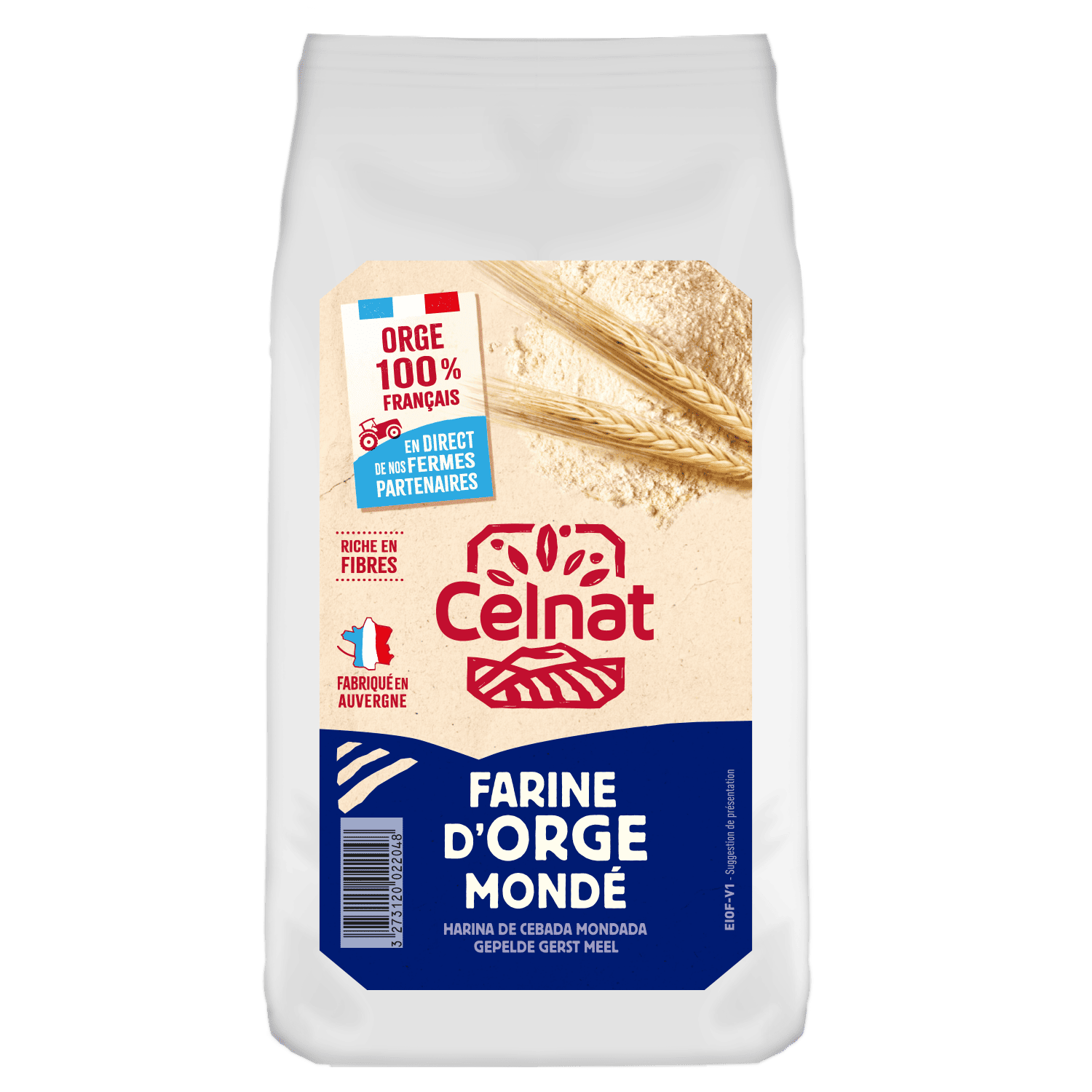 Farine Orge Monde BIO Celnat