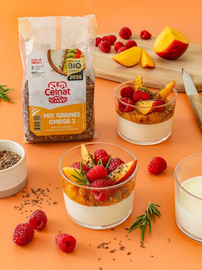 Panna cotta aux fruits d’été Celnat