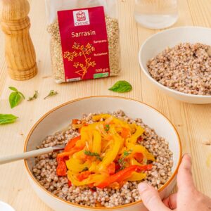 sarrasin aux poivrons recette