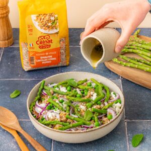 Salade d'asperges et petits pois
