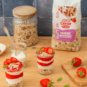 Verrines aux fraises