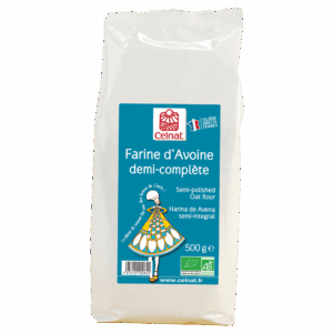 Farine d'avoine demi-complète