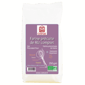 Farine précuite de riz complet