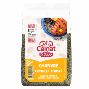Graines de chanvre toastées