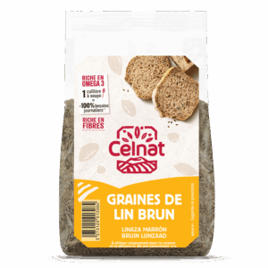 Graines de lin brun
